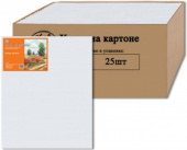 Холст на картоне мелкозернистый, 100% хлопок, 280 г/м², 40х50 см