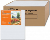 Холст на картоне мелкозернистый, 100% хлопок, 280 г/м², 24х30 см